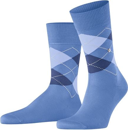 Burlington Manchester Sok Ruit Blauw 6550 21088-6550 kopen