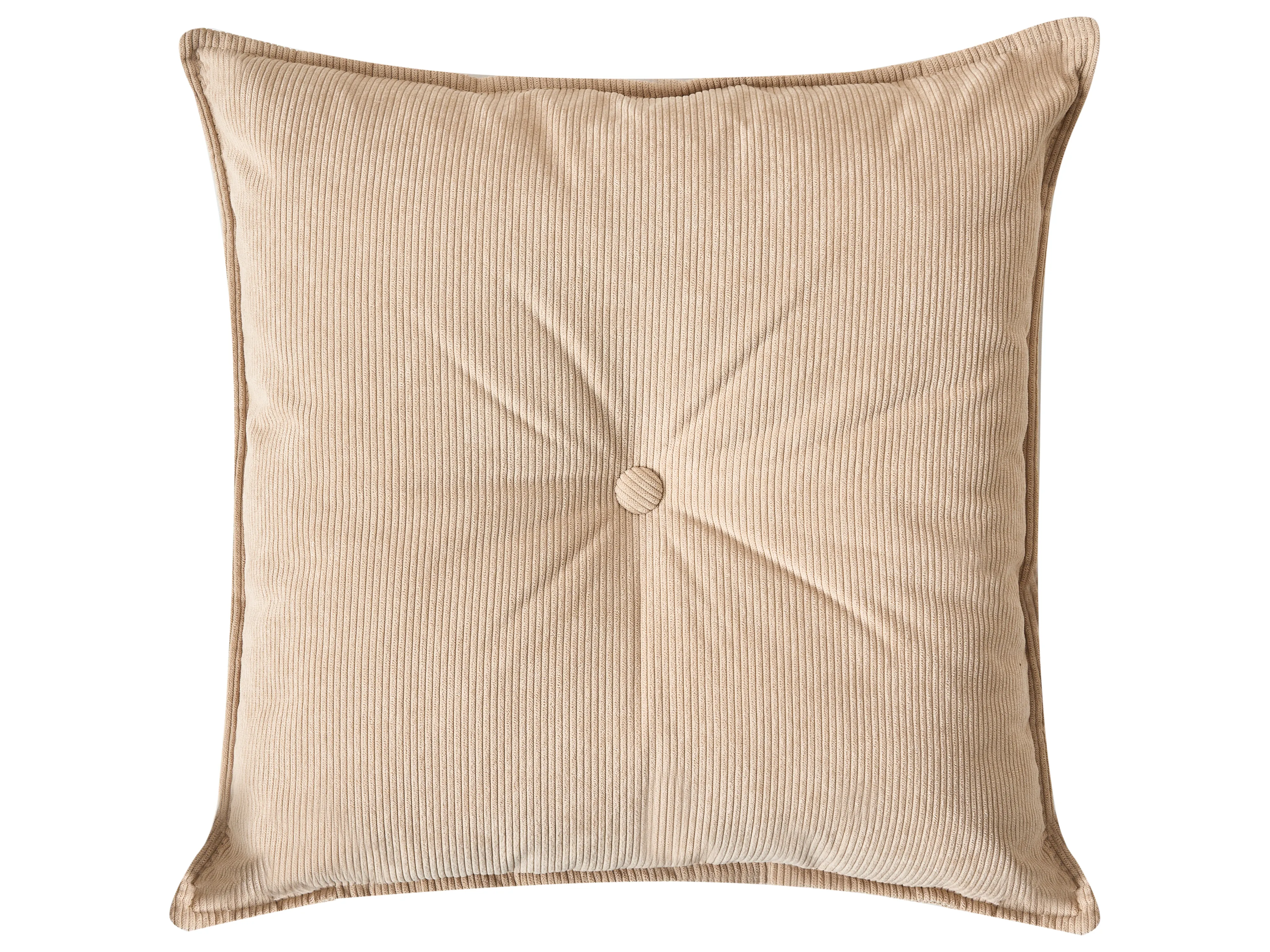 Hoekbank 3-zits DOLVA Corduroy Beige rechtszijdig