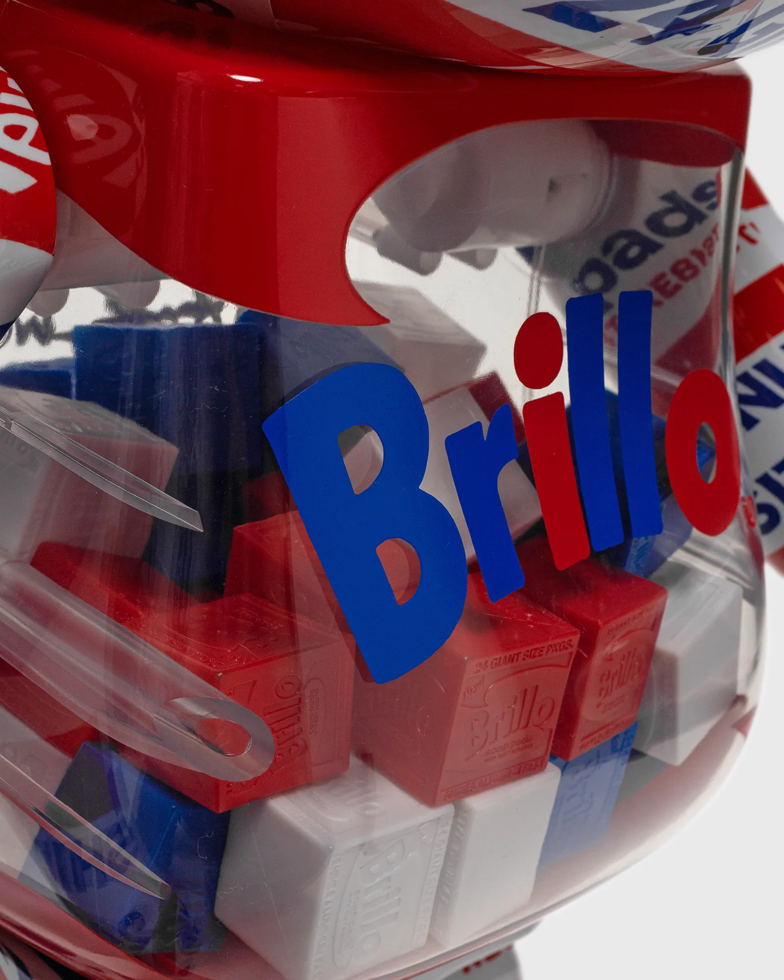 MEDICOM BEARBRICK 1000% ANDY WARHOL BRILLO 2022