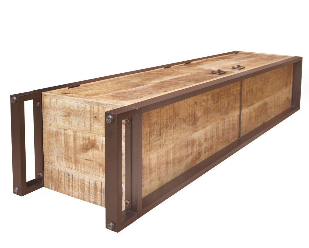 MD Interior Woodz badkamerkast 200x50x40cm mangohout