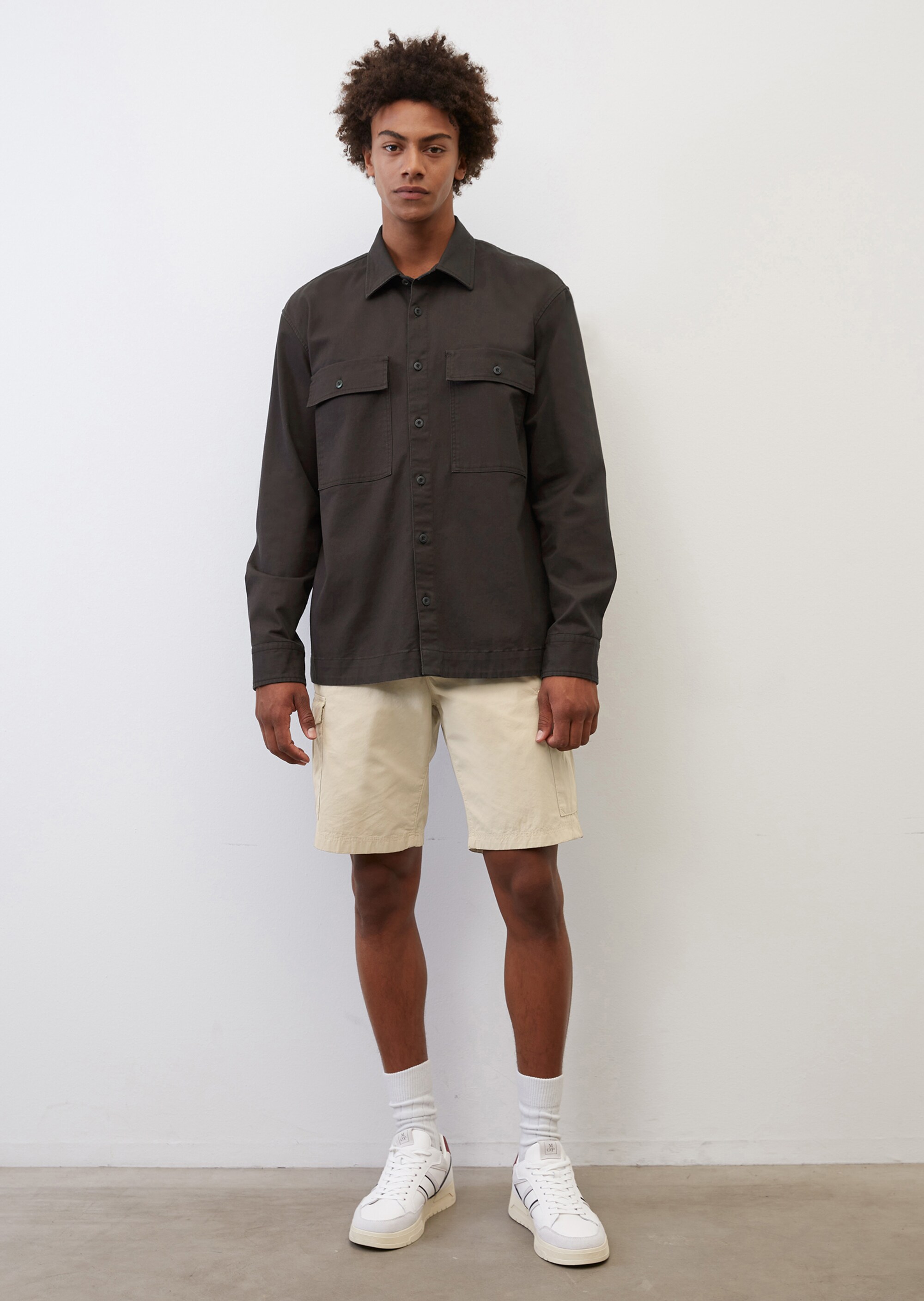 Chino-Shorts Modell RESO CARGO aus Baumwoll-Popeline
