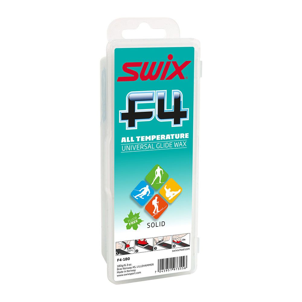 Swix F4 SOLIDE - Fart universel fluoré 180g blue