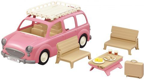 Sylvanian Families - Roze MPV - Speelgoed - Inclusief Picknickset