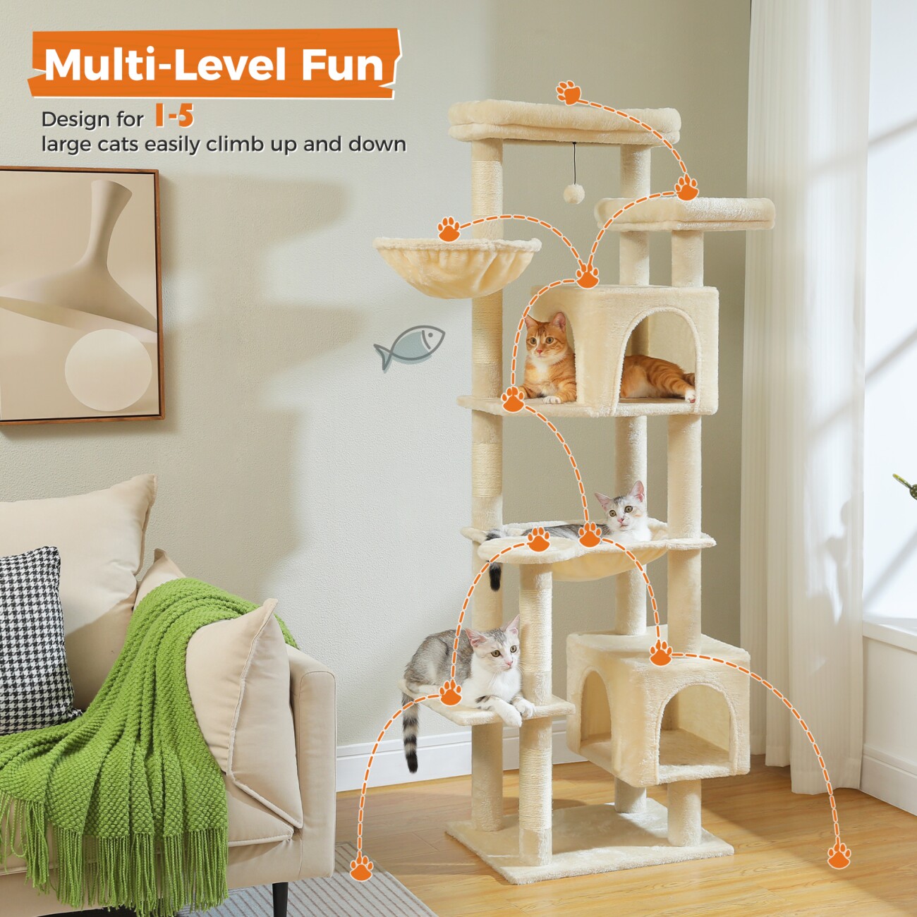 Pawz Road 175 cm Katzenbaum
