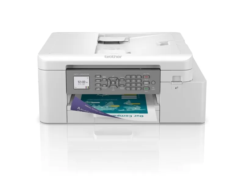 Brother MFC-J4340DW - Multifunktionsprinter - farve - blækprinter - A4 (210 x 297 mm) (original) - A4/Letter (medie) - op til 13 spm (kopiering) - op til 20 spm (udskriver) - 150 ark - 14.4 Kbps - USB 2.0, Wi-Fi(n)