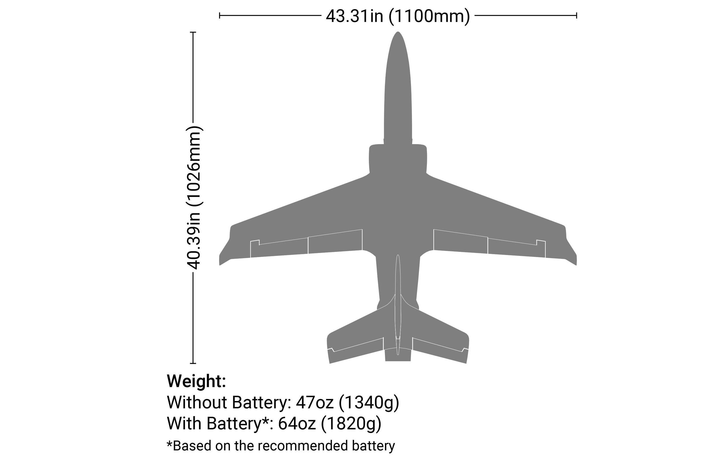 Impeller Jet Viper 70 mm EDF BNF Basic<br>EDF Jet mit 6S Brushless Antrieb und Einziehfahrwerk