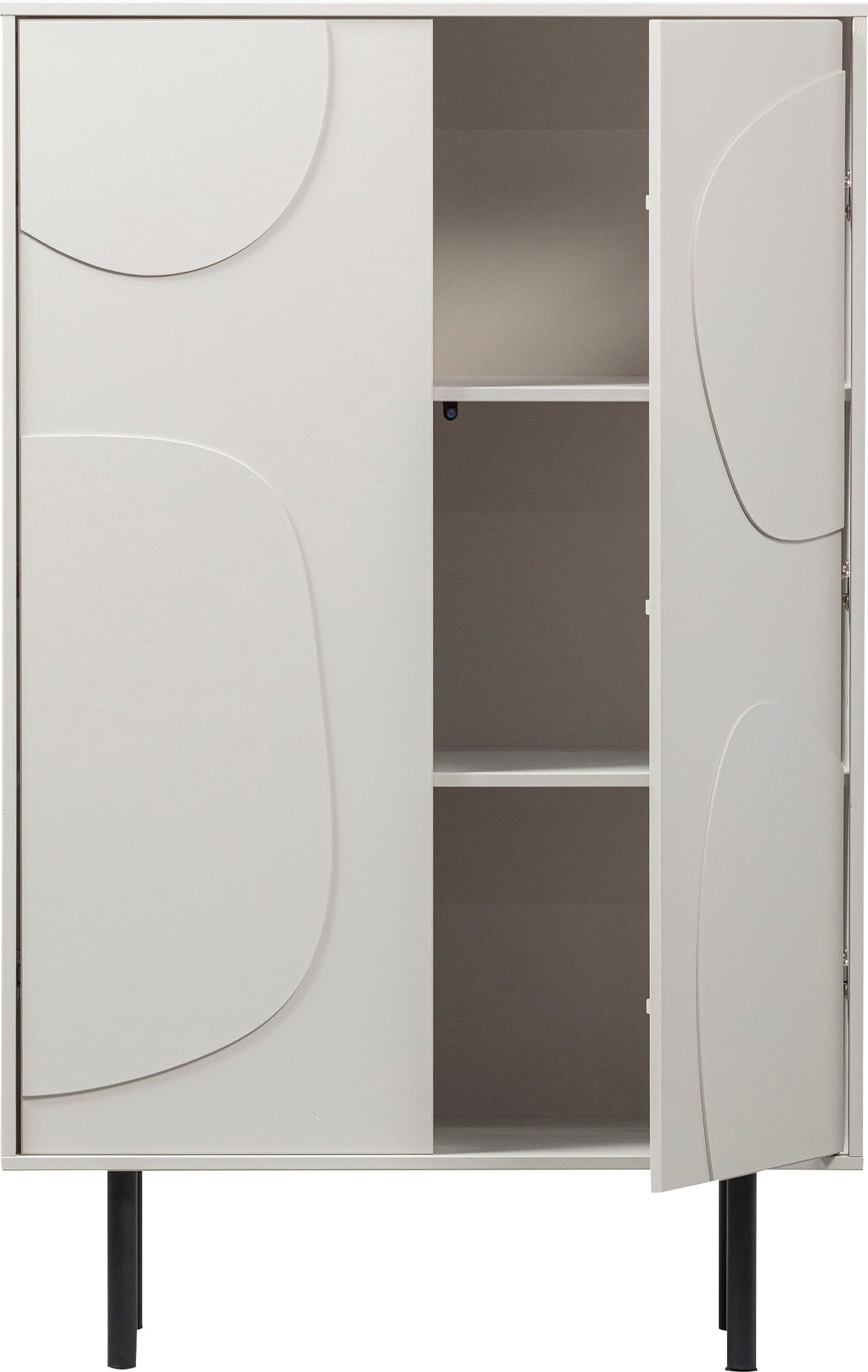 WOOOD Stauraumschrank »Cadiz« mit drei Böden, H 135 cm x B 85 cm