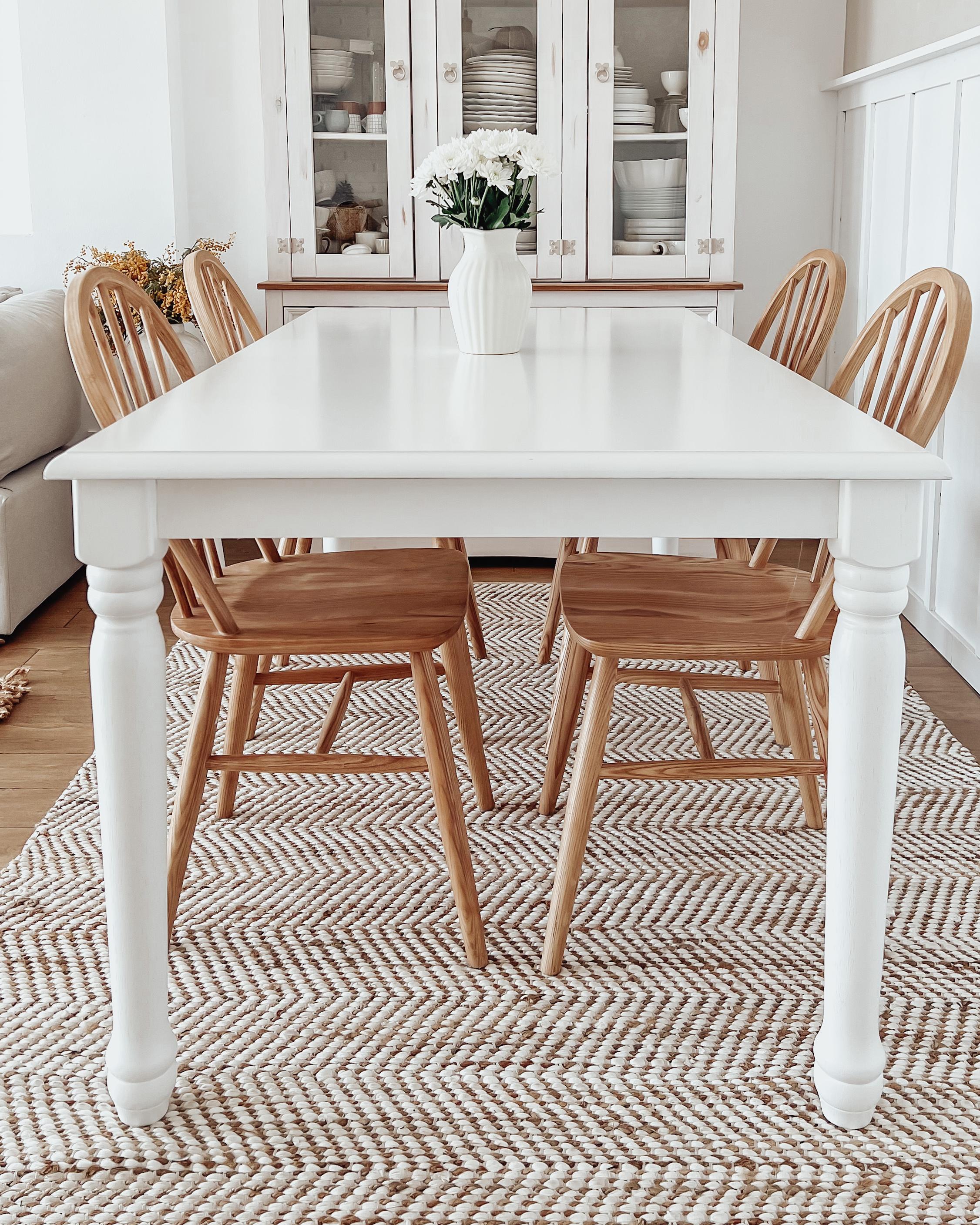 Eettafel CARY Wit 90 cm 180 cm