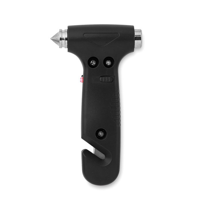 GiftRetail MO8470 - RESQ Marteau de sécurité 3 en 1