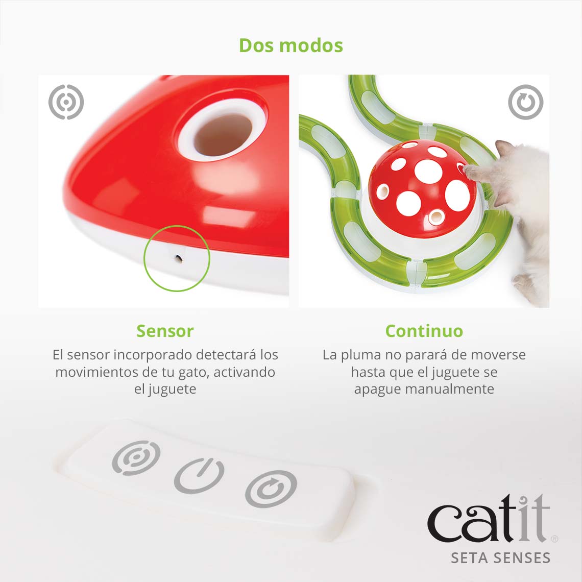 Brinquedo para gato cogumelo Catit Sense 2.0