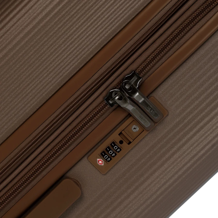 Heys Earth Tones - 4-Rollen-Kabinentrolley S 53 cm erw. umber