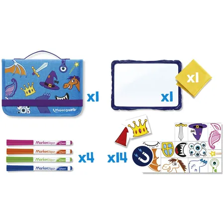 Maped Creativ Reisemalset Travel Board, 21-teilig