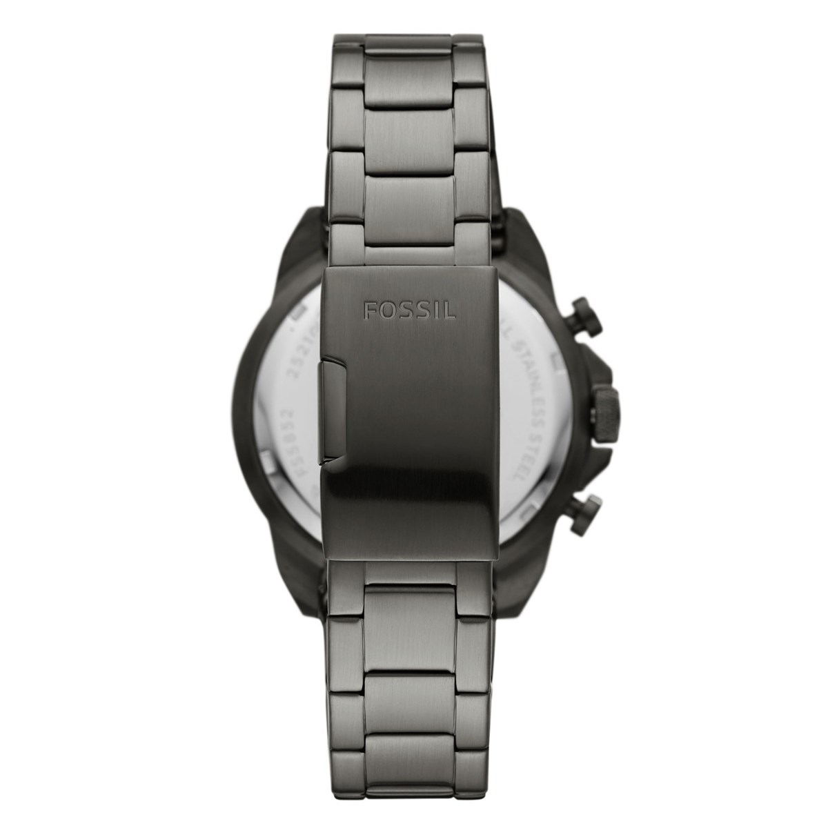 Montre homme Fossil Bronson acier gris