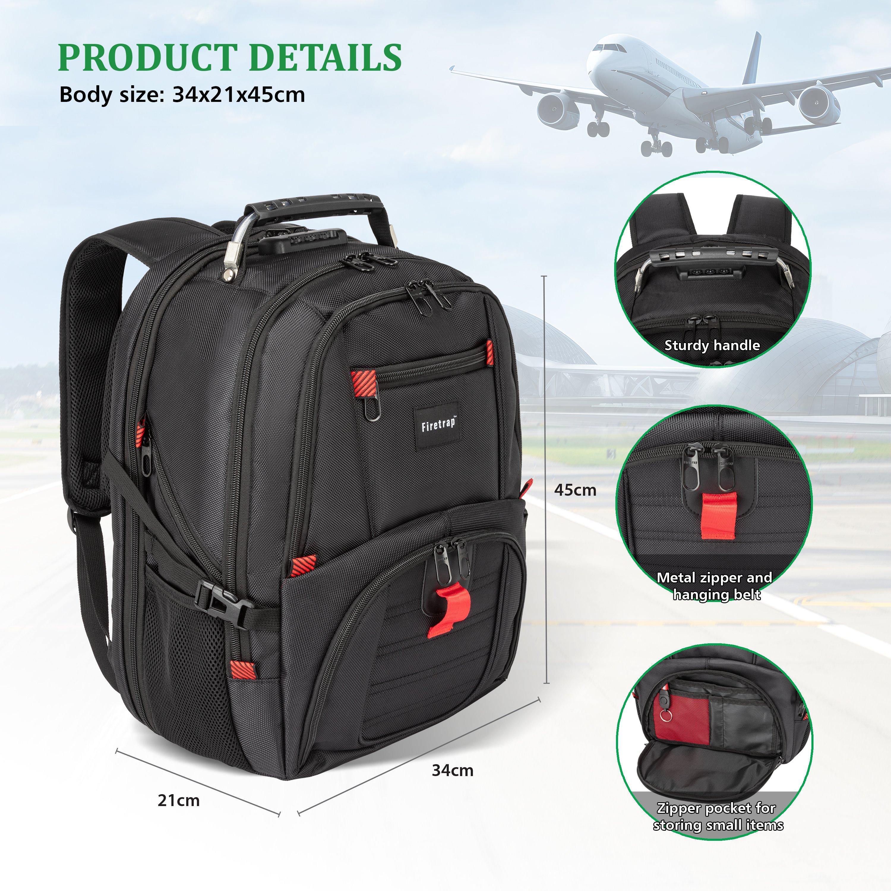 Firetrap Safety Lock Backpack Adults