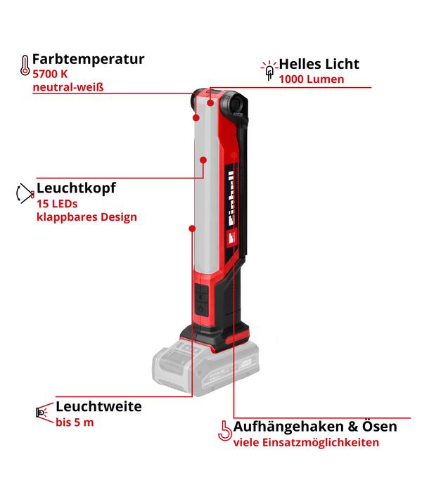 Einhell Akku-Lampe TE-CL 18/1000 S Li-Solo