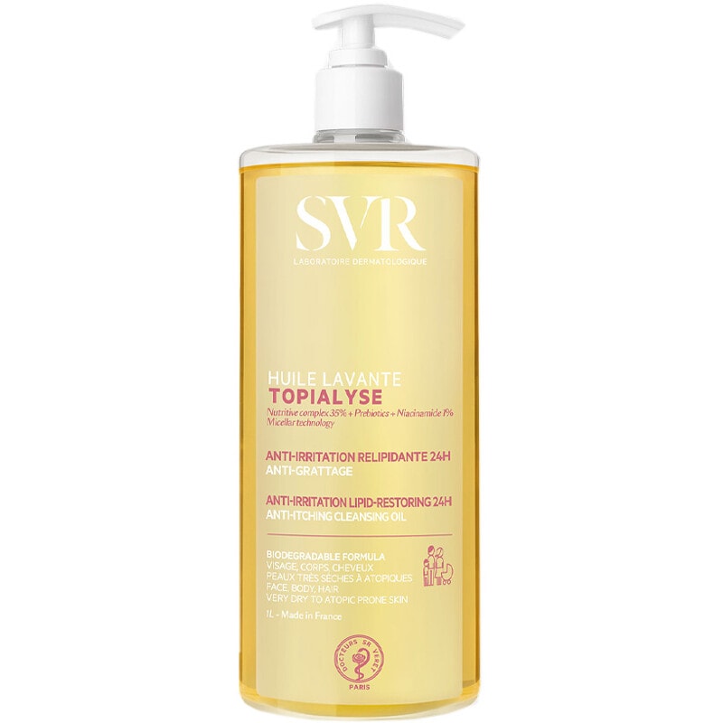Huile lavante anti-irritation - Topialyse - Peaux sensibles à très sèches - Corps - 1 L