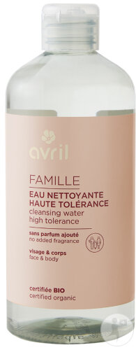 Avril Eau Nettoyante Haute Tolérance Visage Et Corps Flacon 500ml