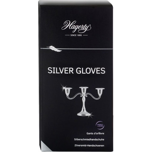 Gants d'orfèvre pour argenterie Silver Gloves Hagerty - 1 paire