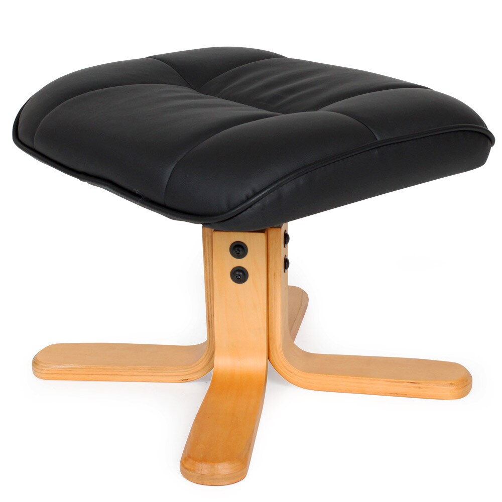 tectake® Fernsehsessel, mit Hocker, 360° drehbar, Belastbarkeit 120 kg