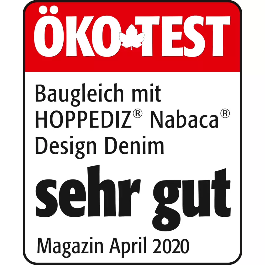 Hoppediz Babytrage Nabaca Basic-Set Regular grau meliert