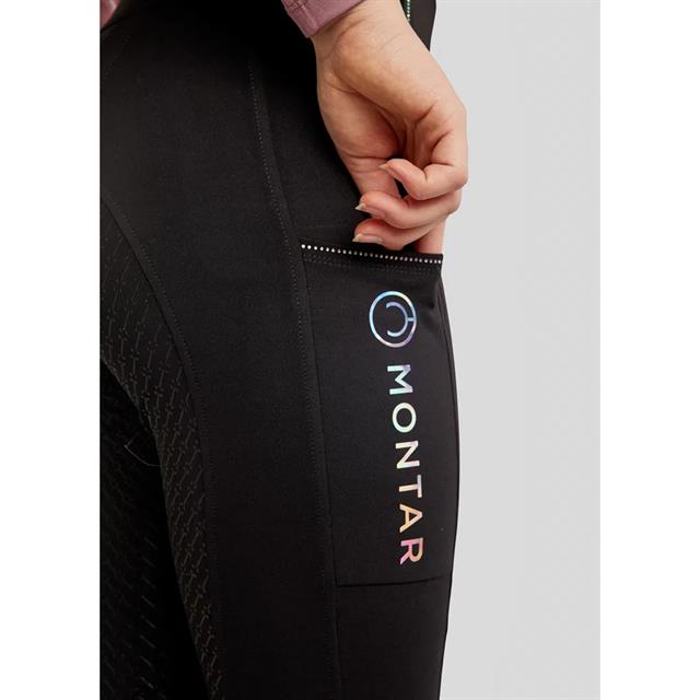 Paardrijlegging Montar MOCha Full Grip Kids Zwart