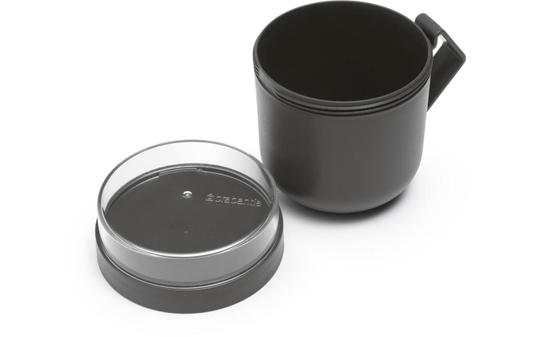 Suppenbehälter Make & Take 600 ml, DunkelgrauSuppentasse mit Henkel