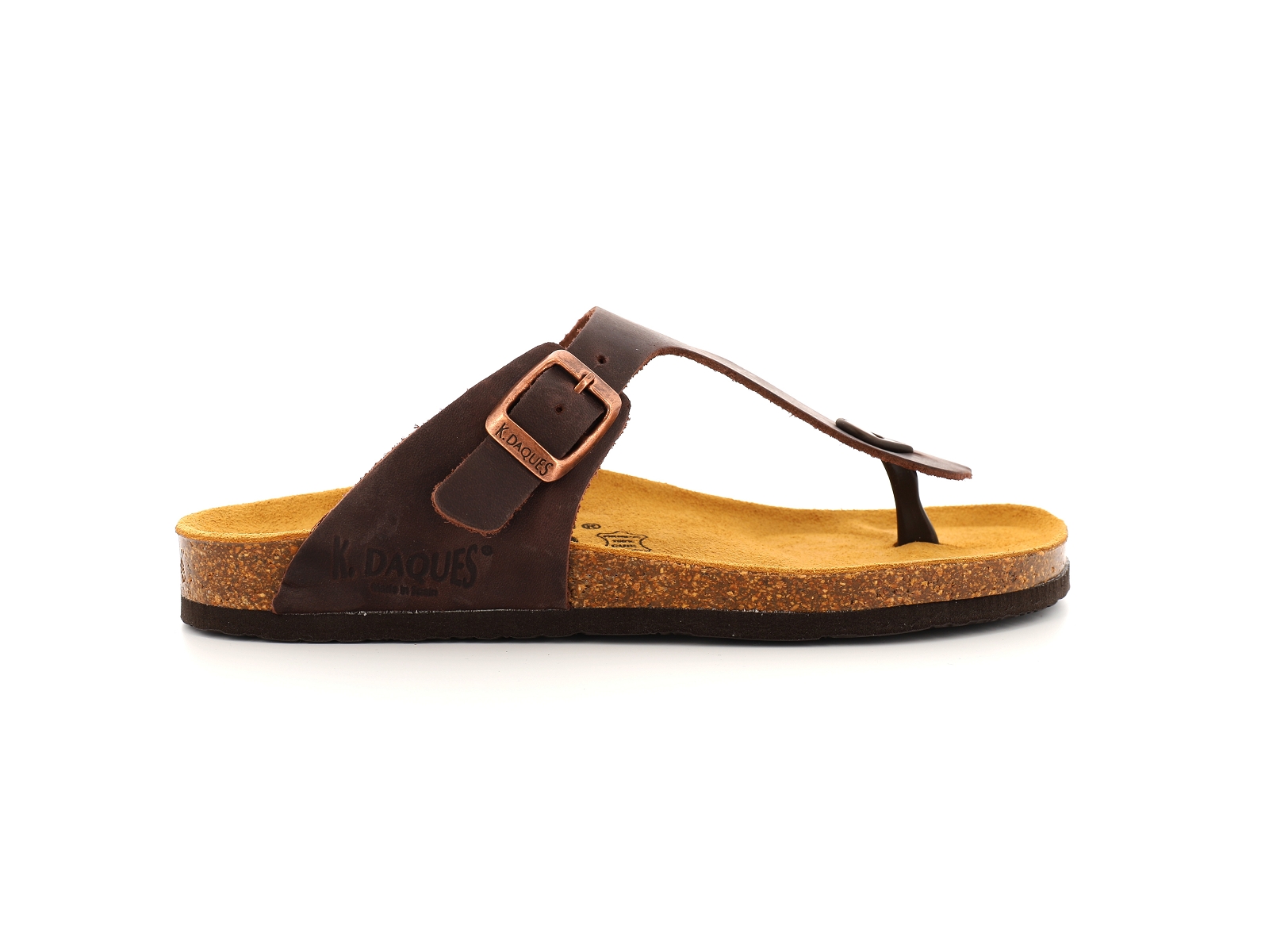 K. daques-PACIFIC Cuir Marron Foncé