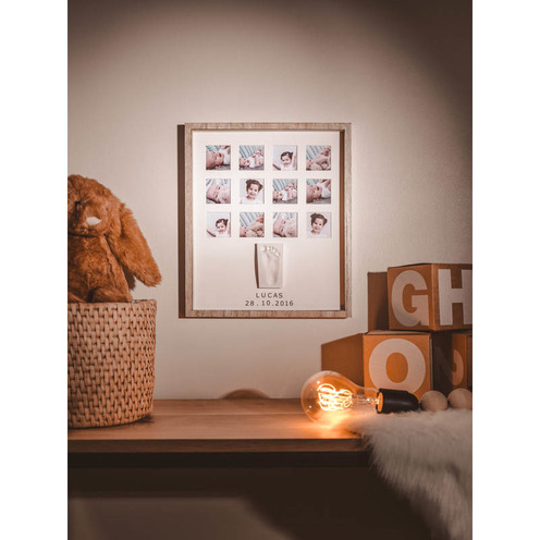 Cadre My Very First Year Bois et Blanc - BABY ART