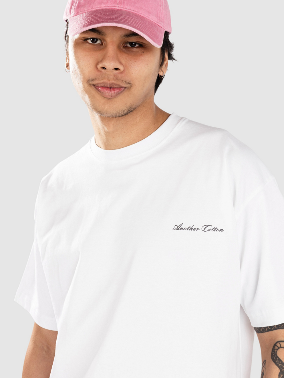 Another Cotton Lab Deuce Oversized T-Shirt white