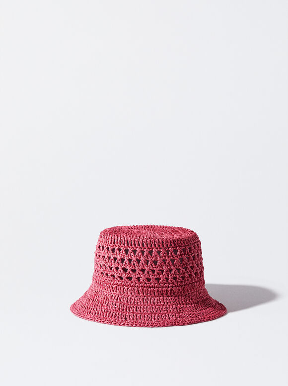 Balde Gorro Trenzado - Rosa