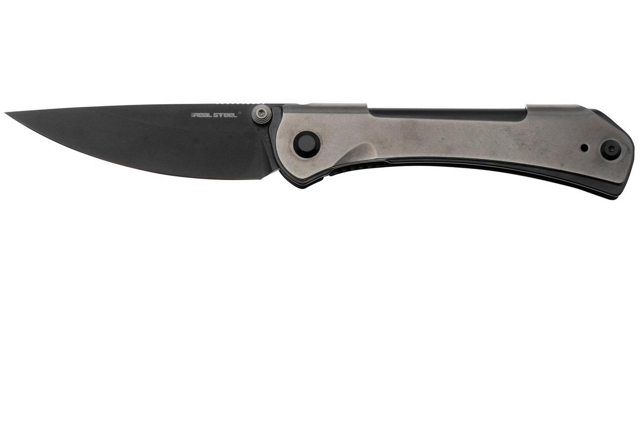 Real Steel SYLPH 7141BG, Black Nitro-V, Grey Hardware zakmes, Poltergeist design