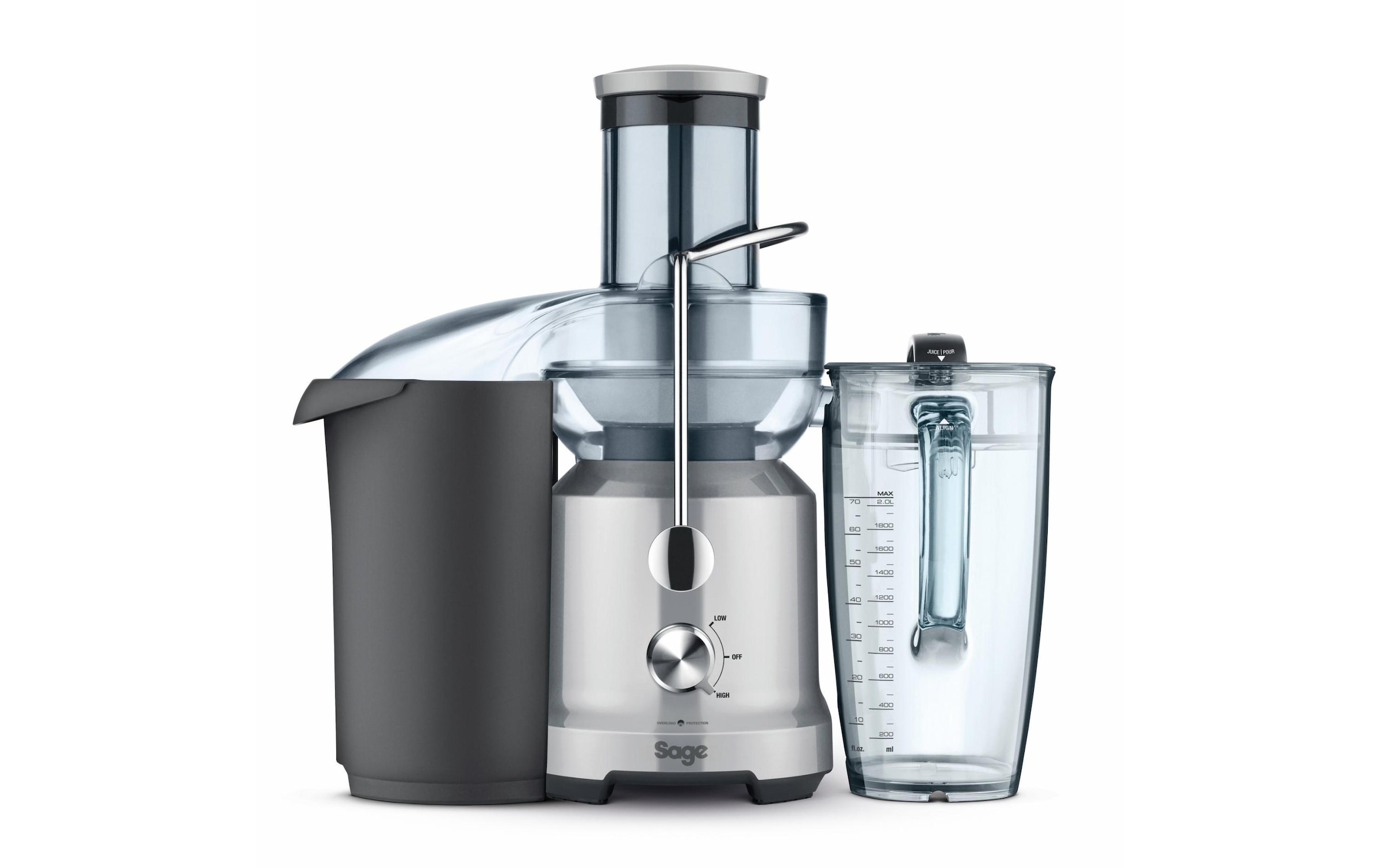 Sage Entsafter »Entsafter Nutri Juicer Cold« 1250 W Auffangbehälter, Einfülltrichter, Tresterbehälter