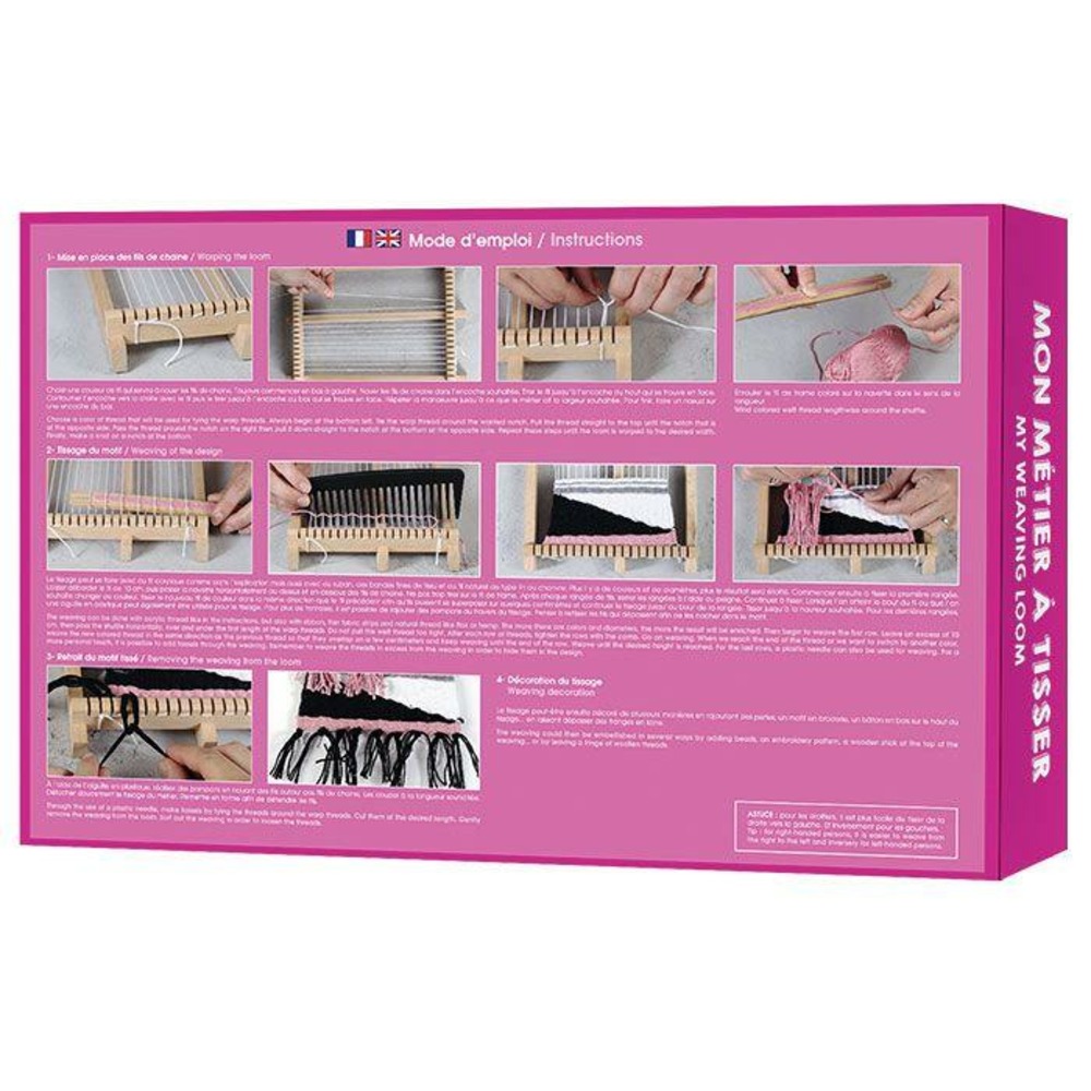 Coffret mon métier à tisser - 29 x 18,7 cm