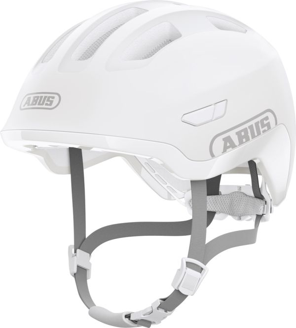 Abus Smiley 3.0 Ace Led Cykelhjelm, Pure White