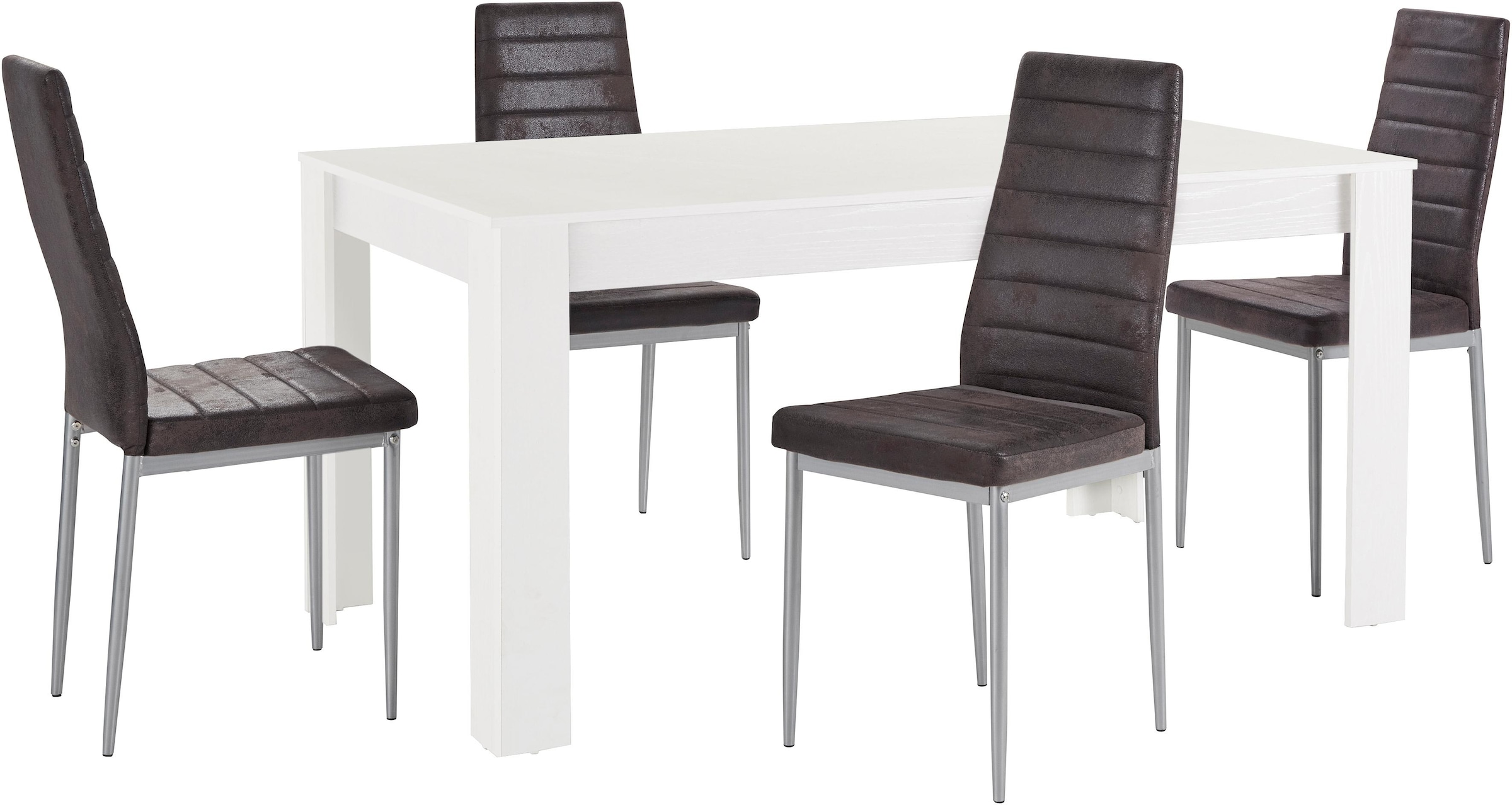 INOSIGN Essgruppe »Lynn160/Kate« Set, 5 Stk. tlg. Tisch mit 4 Stühlen