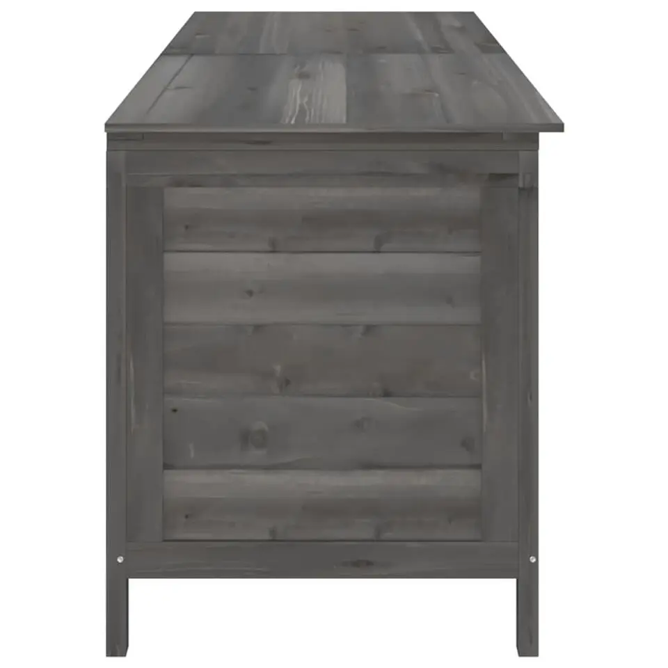vidaXL - Tuinbox - Antraciet - Bewerkt hout