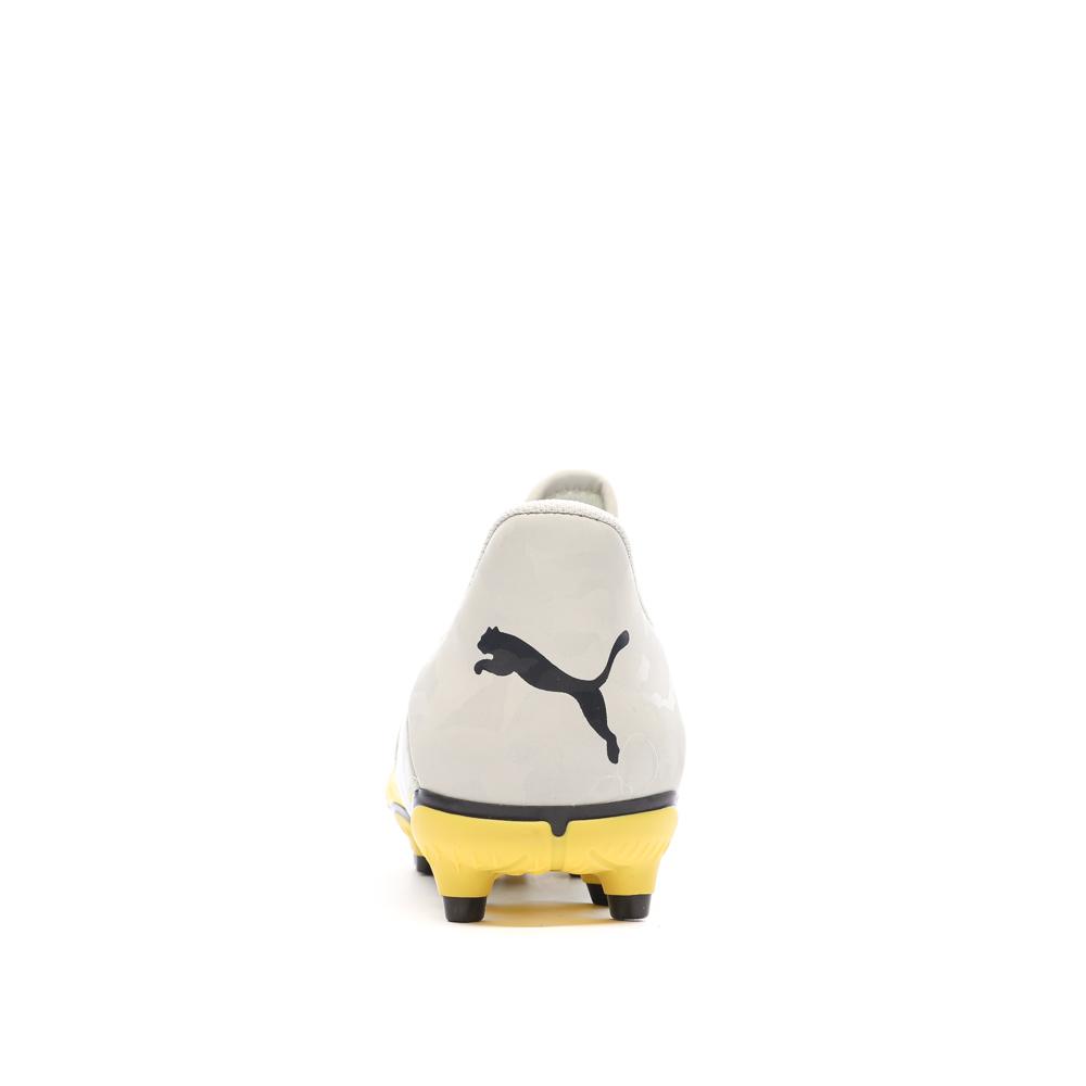 Puma Chaussures de Foot Jaune/Gris Garçon Puma Future Play FG/AG