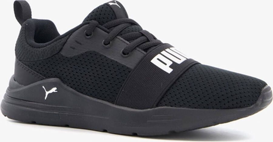 PUMA Wired Run PS Kinder Sneakers Zwart Wit