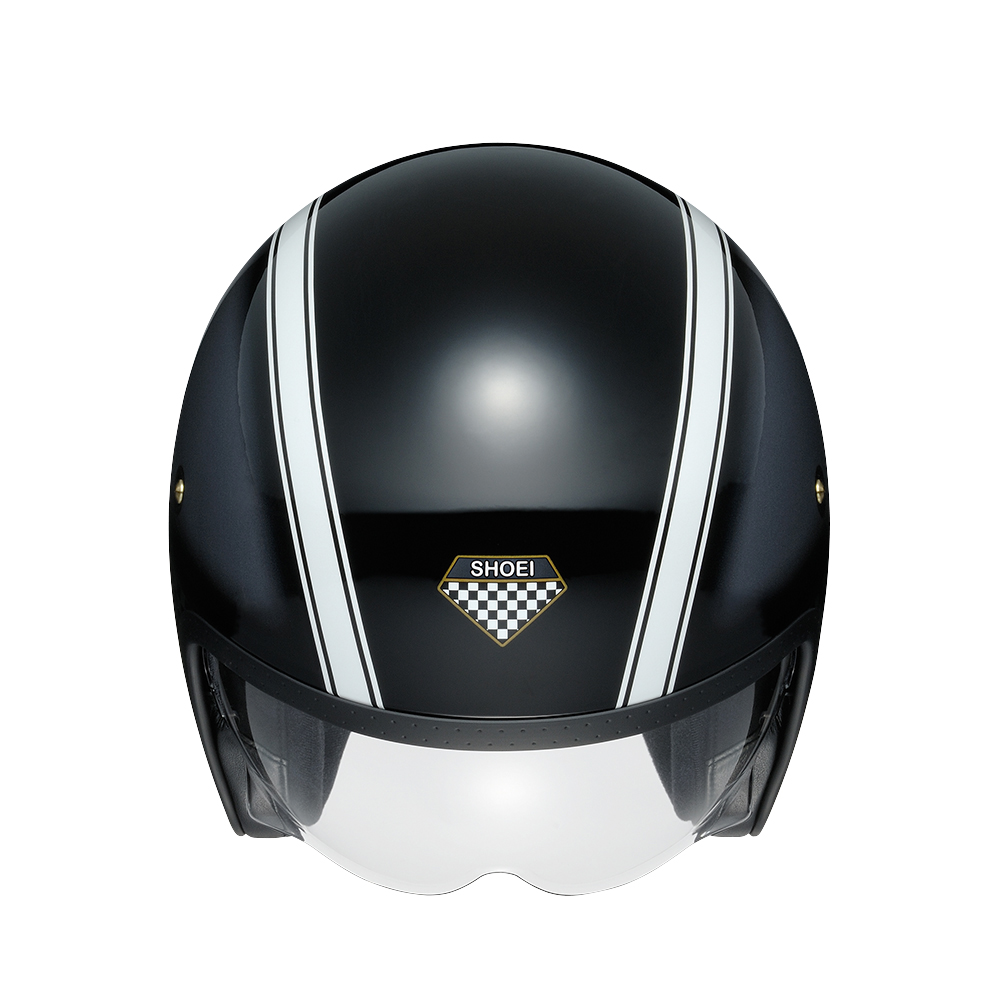 Shoei - Casque J-O Hawker Noir / Gris / Blanc