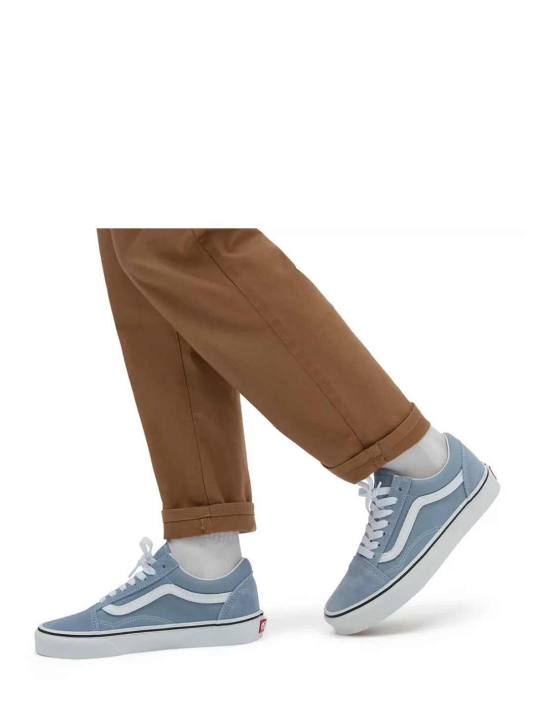 vans Sneakers Femme UA Old Skool Toile/Daim Bleu Clair