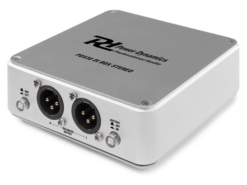 Power Dynamics DI-Box PDX30 Aktive DI-Box, Stereo