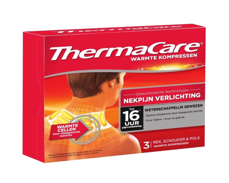 Thermacare Nek-Schouder-Pols Warmte Kompressen 3 Stuks