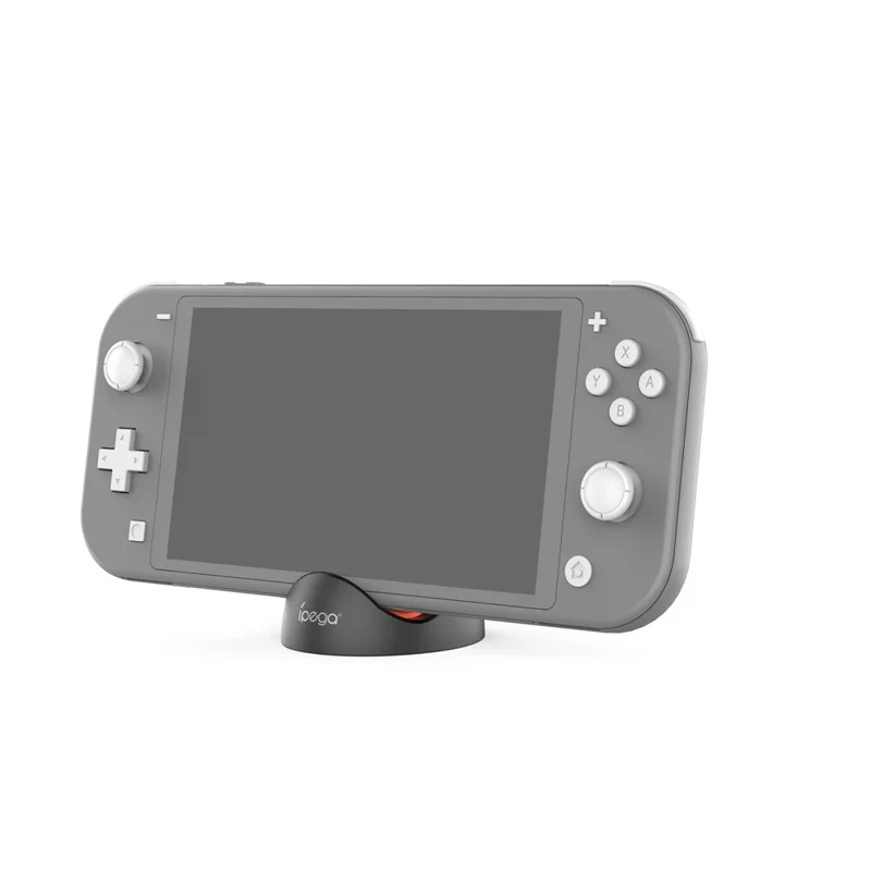 iPega - Ladegerät Charging Dock Kompatibel für Nintendo Switch 2 / Switch / Switch Lite / Mini-Ladestation mit USB-C Anschluss - Orange / Schwarz