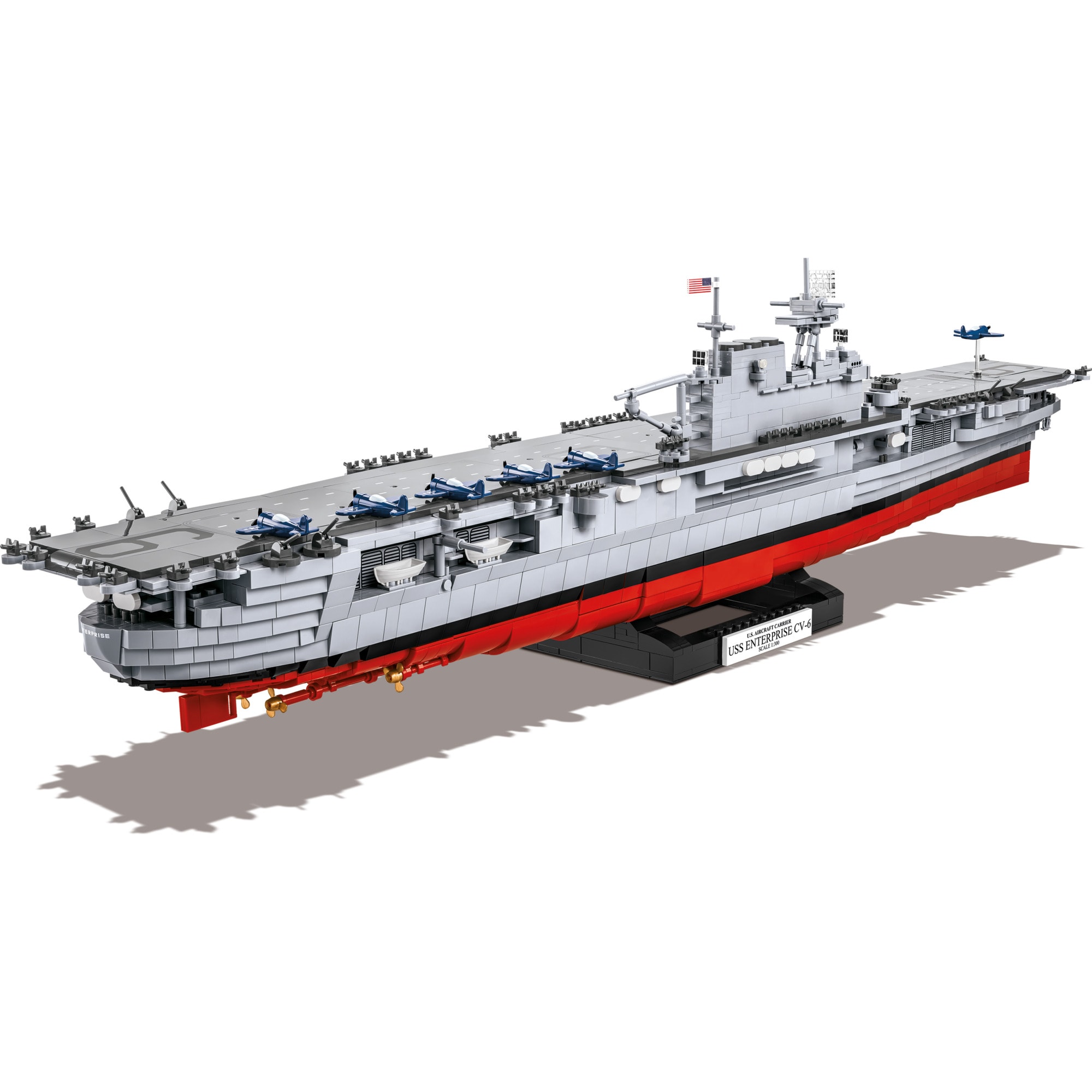 COBI Konstruktionsspielzeug WW2 USS Enterprise (CV-6)