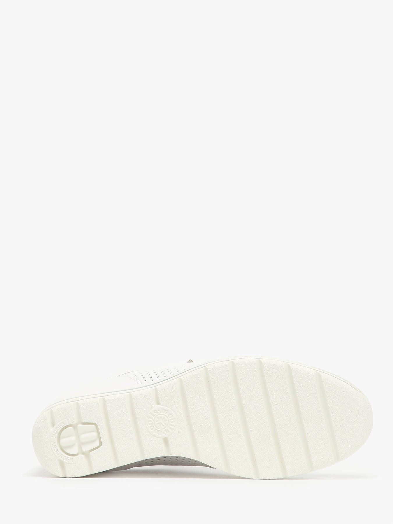 Sneakers talon compens en cuir MEPHISTO