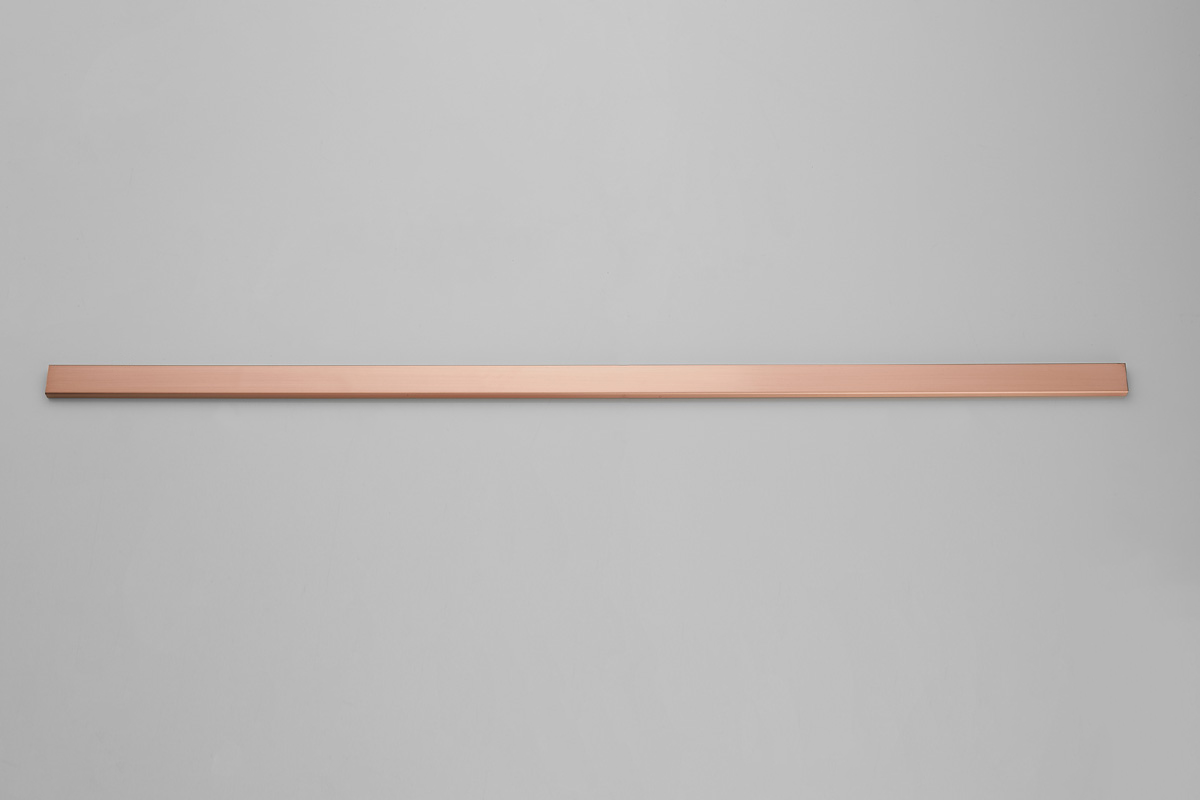 Saniclear Copper stabilisatiestang 120cm geborsteld koper inkortbaar
