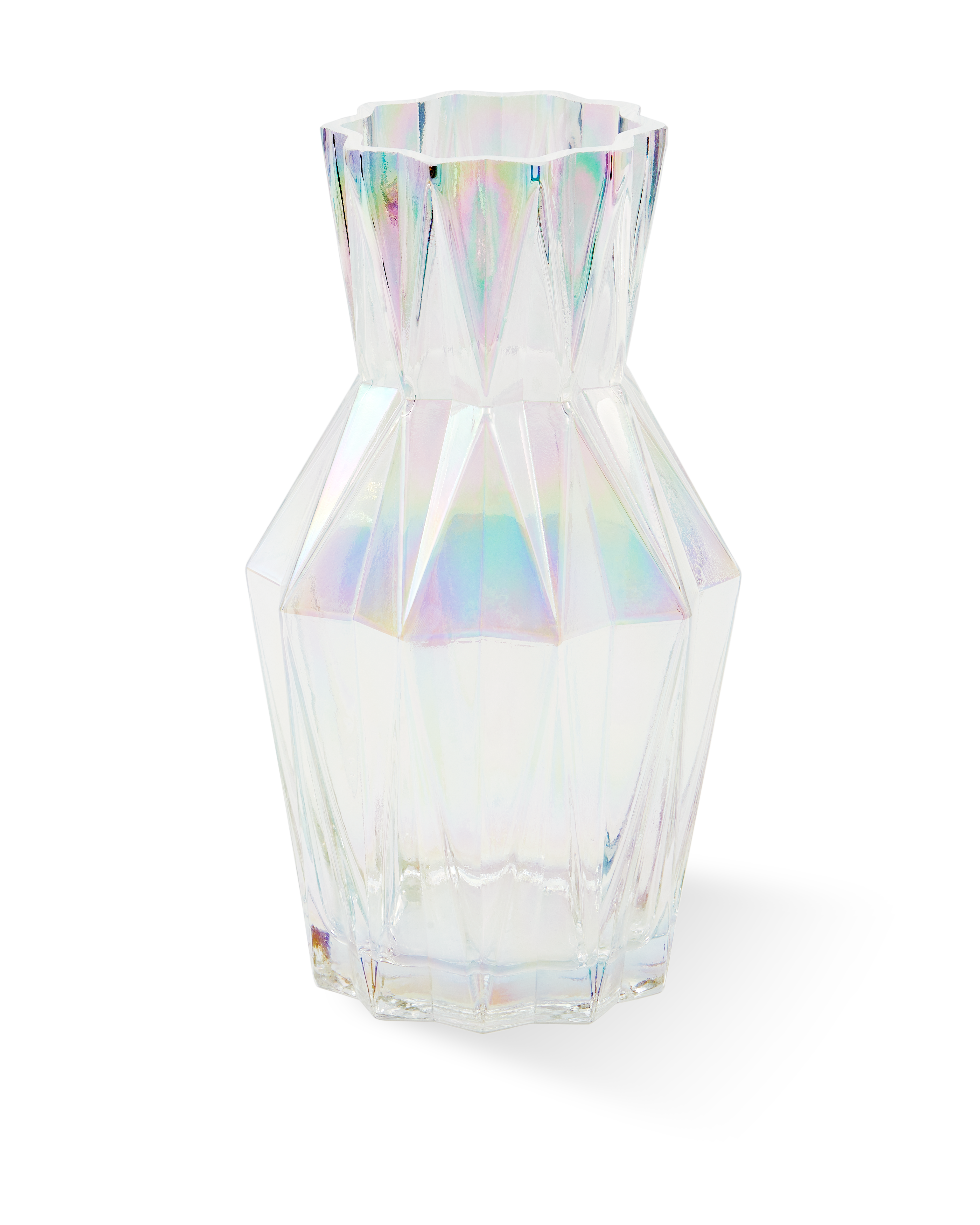 POLSPOTTEN  Glass Folds vase, S - multi