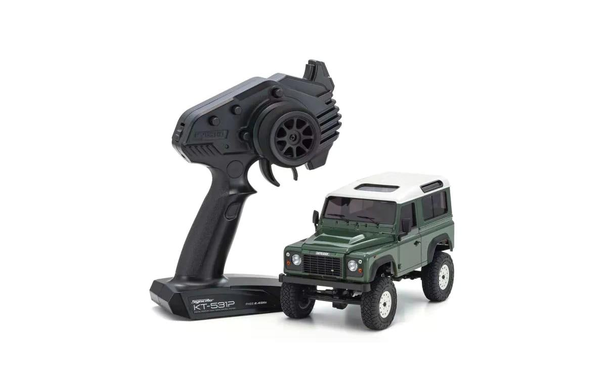 Scale Crawler Mini-Z Land-Rover D90, Coniston Green ARTR<br>Originalgetreues Land Rover Defender 90 RC-Modell im Mini-Z Format