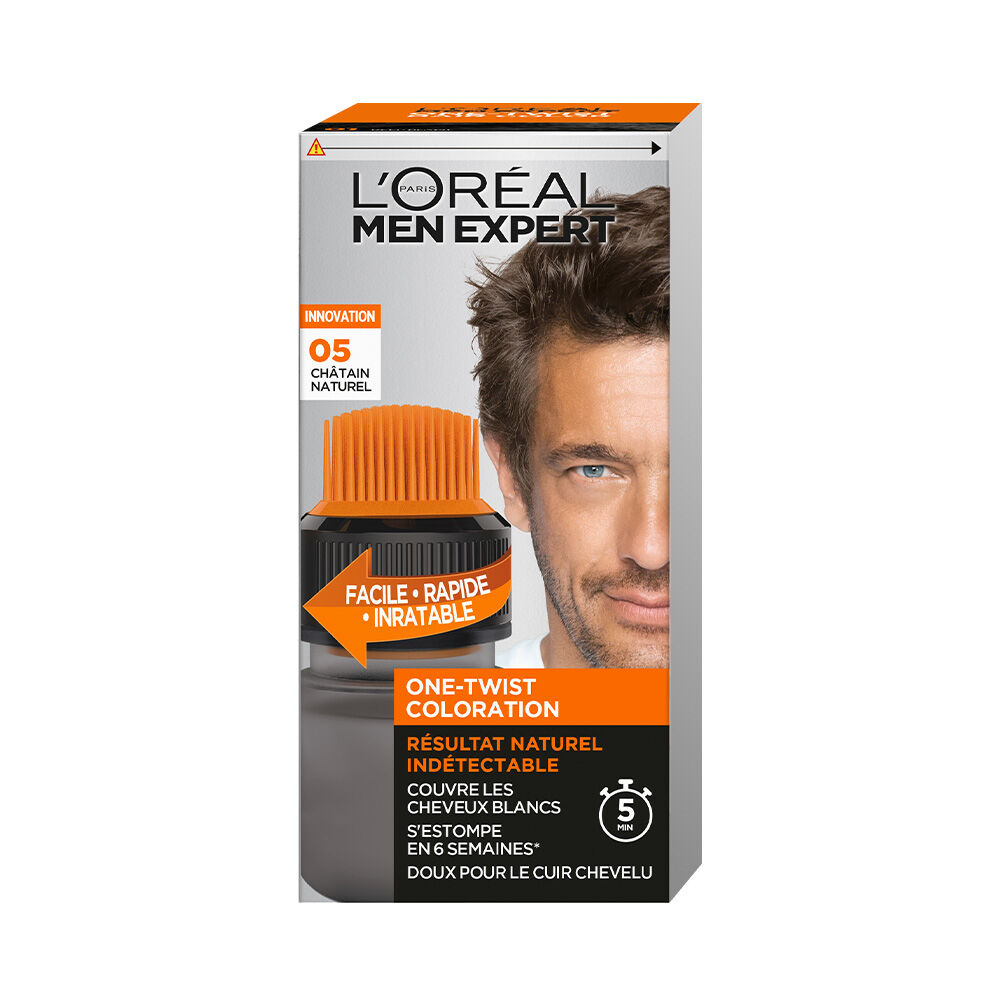 Men Expert One-Twist Coloration Homme · Châtain foncé