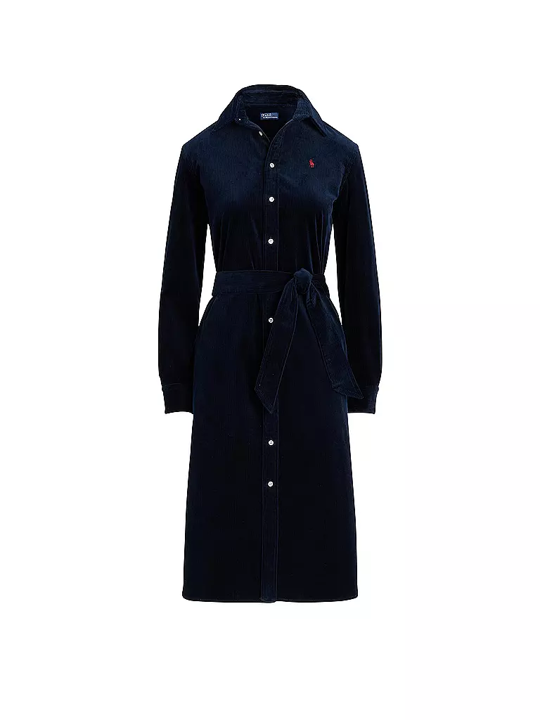 POLO RALPH LAUREN Midikleid  dunkelblau